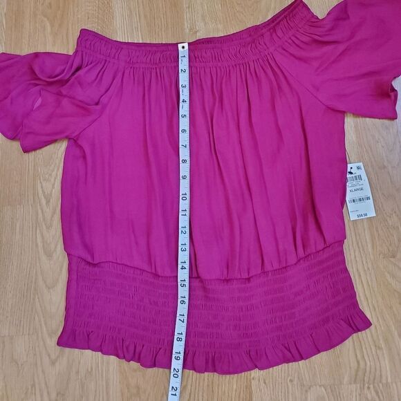 INC International Concepts Smocked Convertible Top - Picture 8 of 11